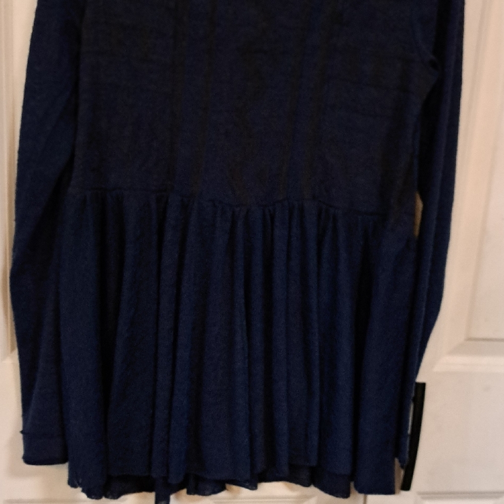 Free People Navy Blue Long Sleeve Top - Picture 5 of 5